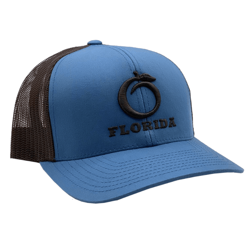 Florida Heritage Hats Florida Heritage The Ridge Trucker Ocean Blue/Charcoal Ball Cap