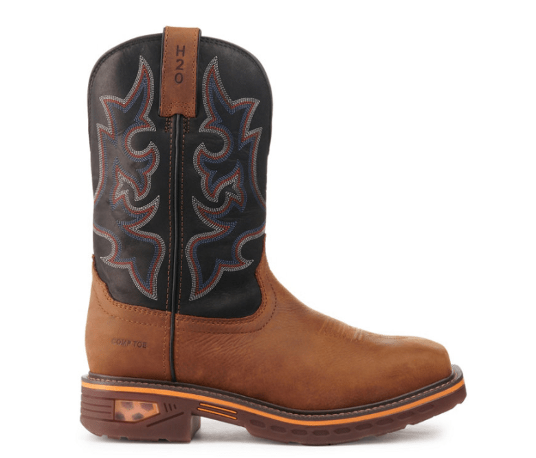 Justin Work Boots Justin Commander Resistor Nano Composite Toe Men's Western Work Boot - CR4012