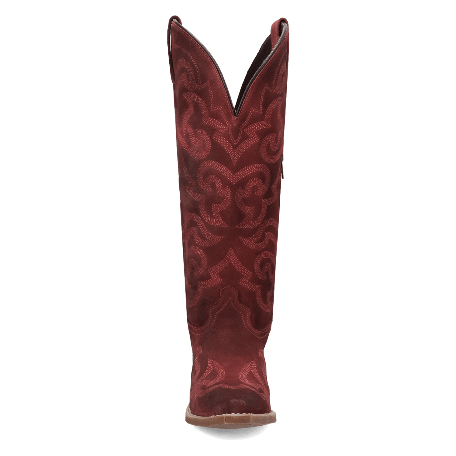 LAREDO Boots Laredo Women's Dark Red Sierra Rose Tall Western Boots 20049