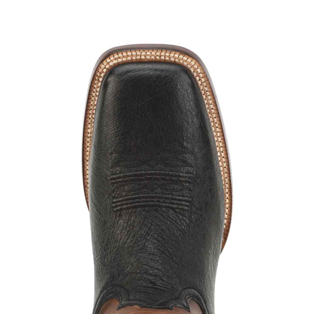 R WATSON BOOTS Boots R. Watson Men's Black/Mad Dog Peanut Goat & Ostrich Exotic Western Boots RW5000-2