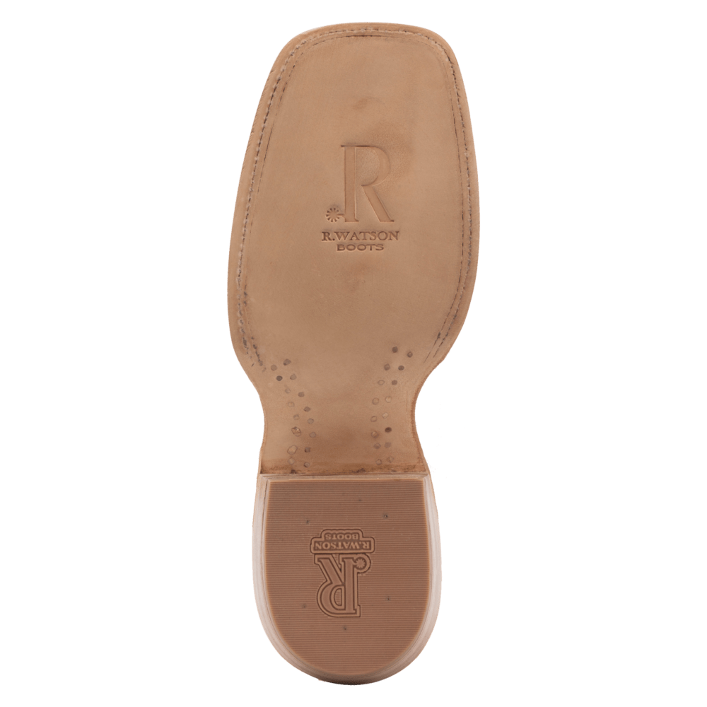 R WATSON BOOTS Boots R. Watson Women's Black/Tuscany Meil Full Quill Ostrich Western Boots RWL4300-2