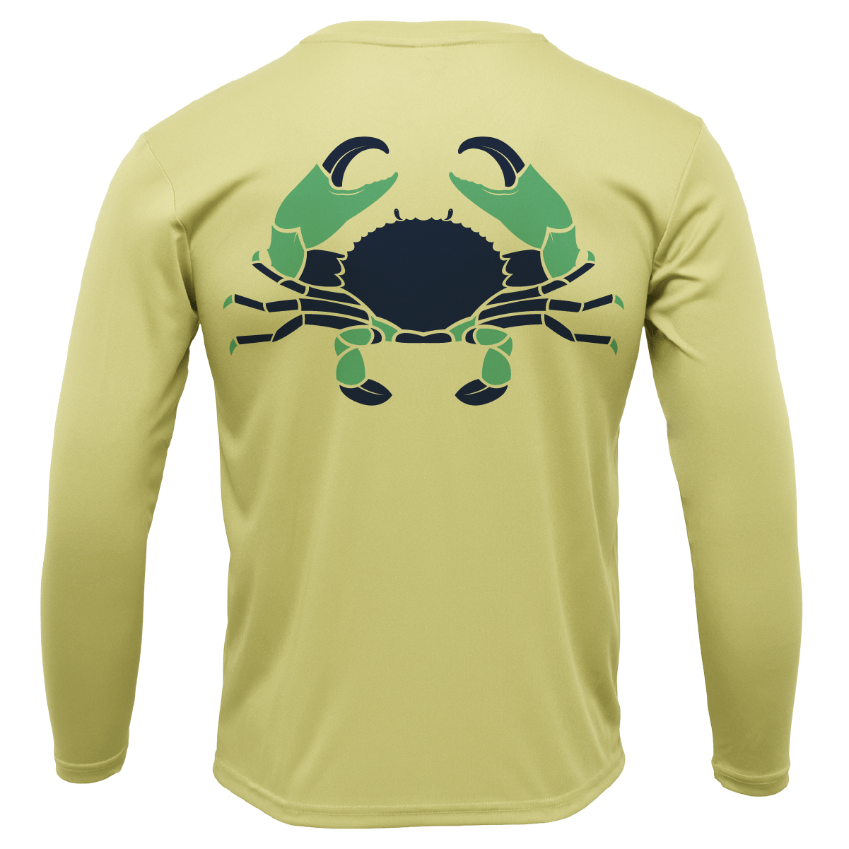 Saltwater Born Shirts S / CANARY Stone Crab Long Sleeve UPF 50+ Dry-Fit Shirt