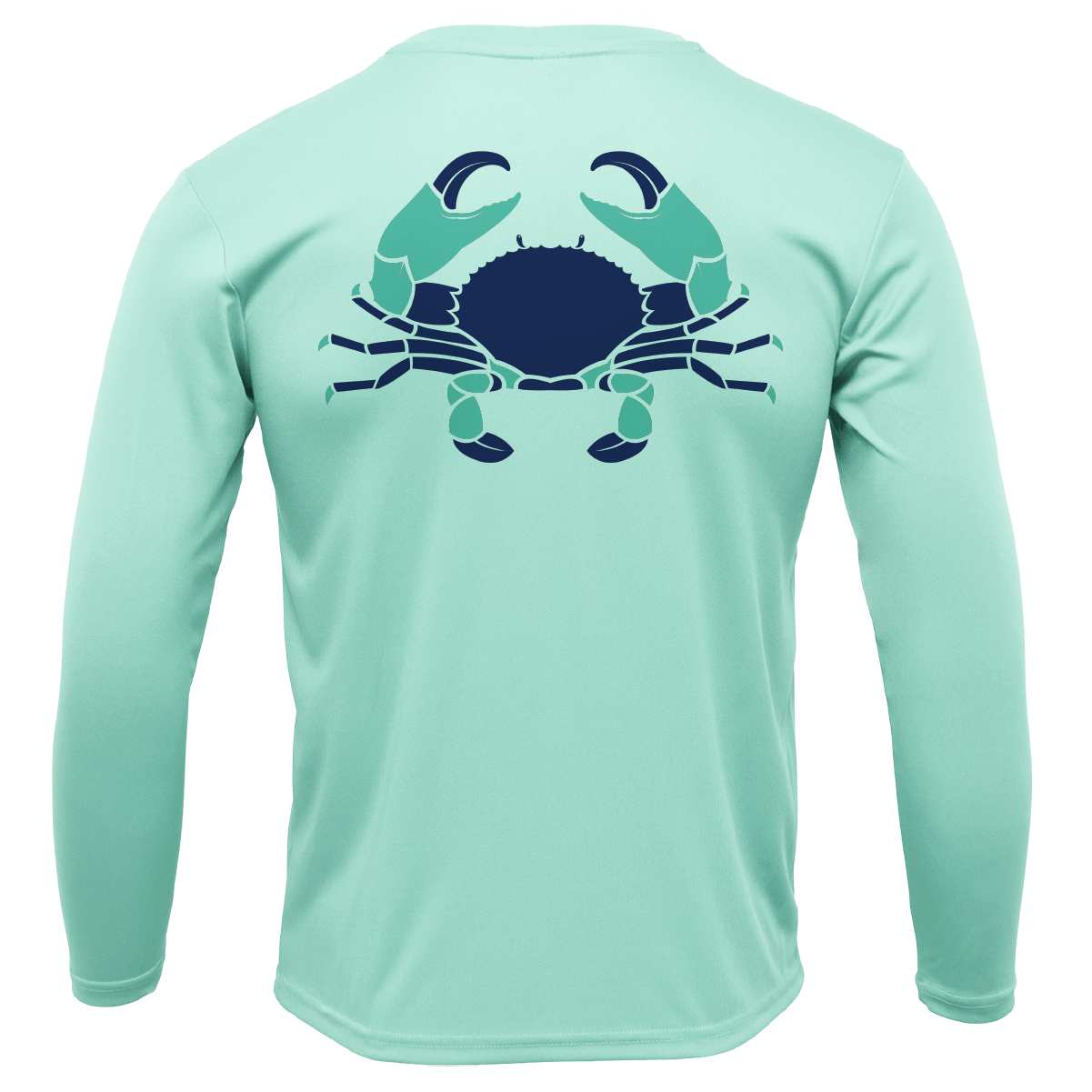 Saltwater Born Shirts S / SEAFOAM Stone Crab Long Sleeve UPF 50+ Dry-Fit Shirt