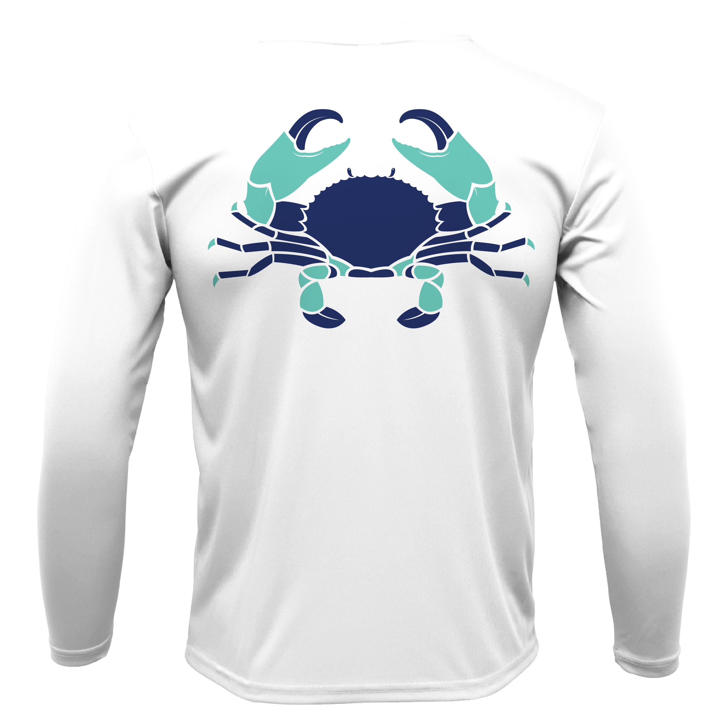 Saltwater Born Shirts S / WHITE Stone Crab Long Sleeve UPF 50+ Dry-Fit Shirt