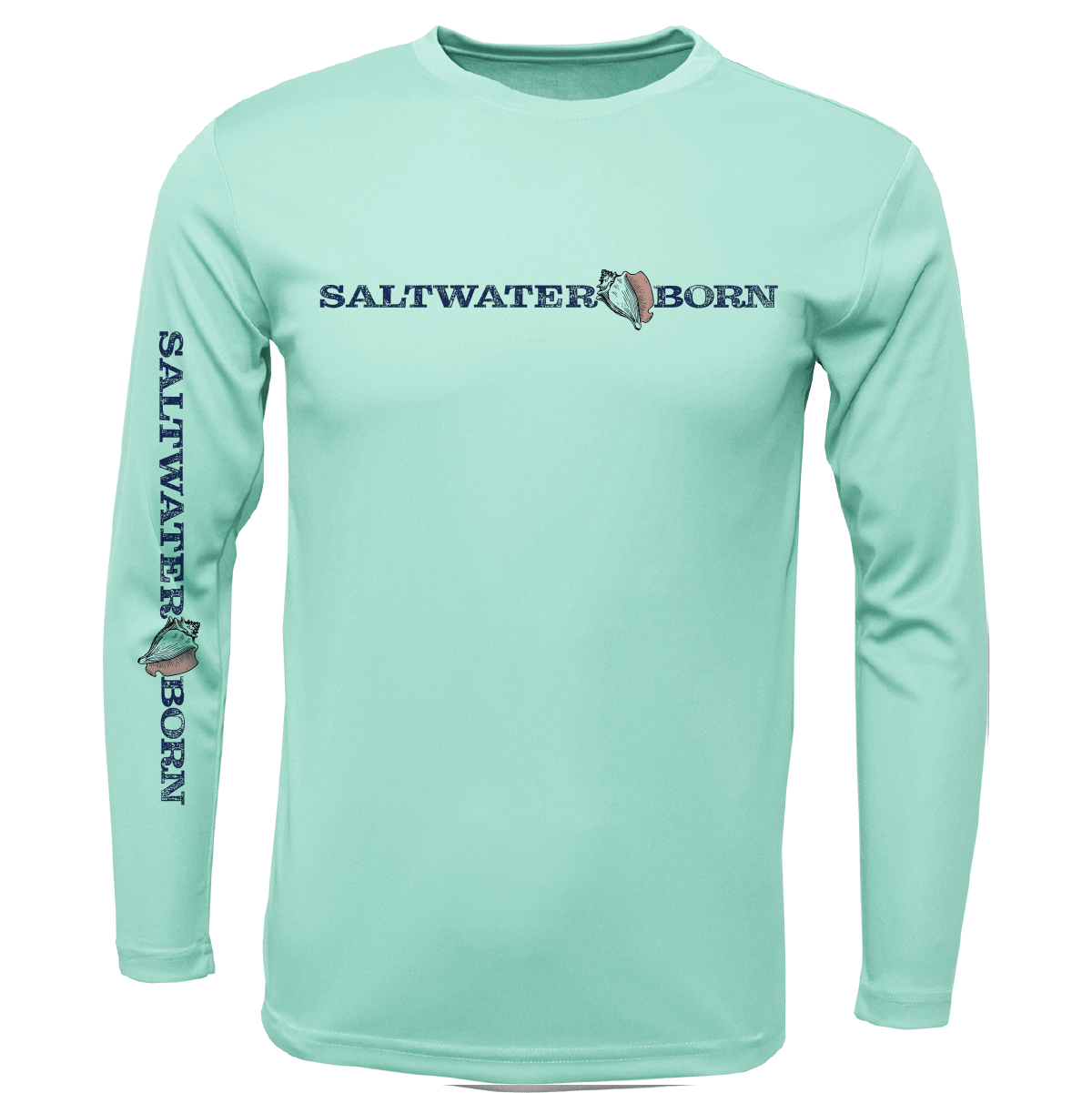Saltwater Born Shirts Stone Crab Long Sleeve UPF 50+ Dry-Fit Shirt