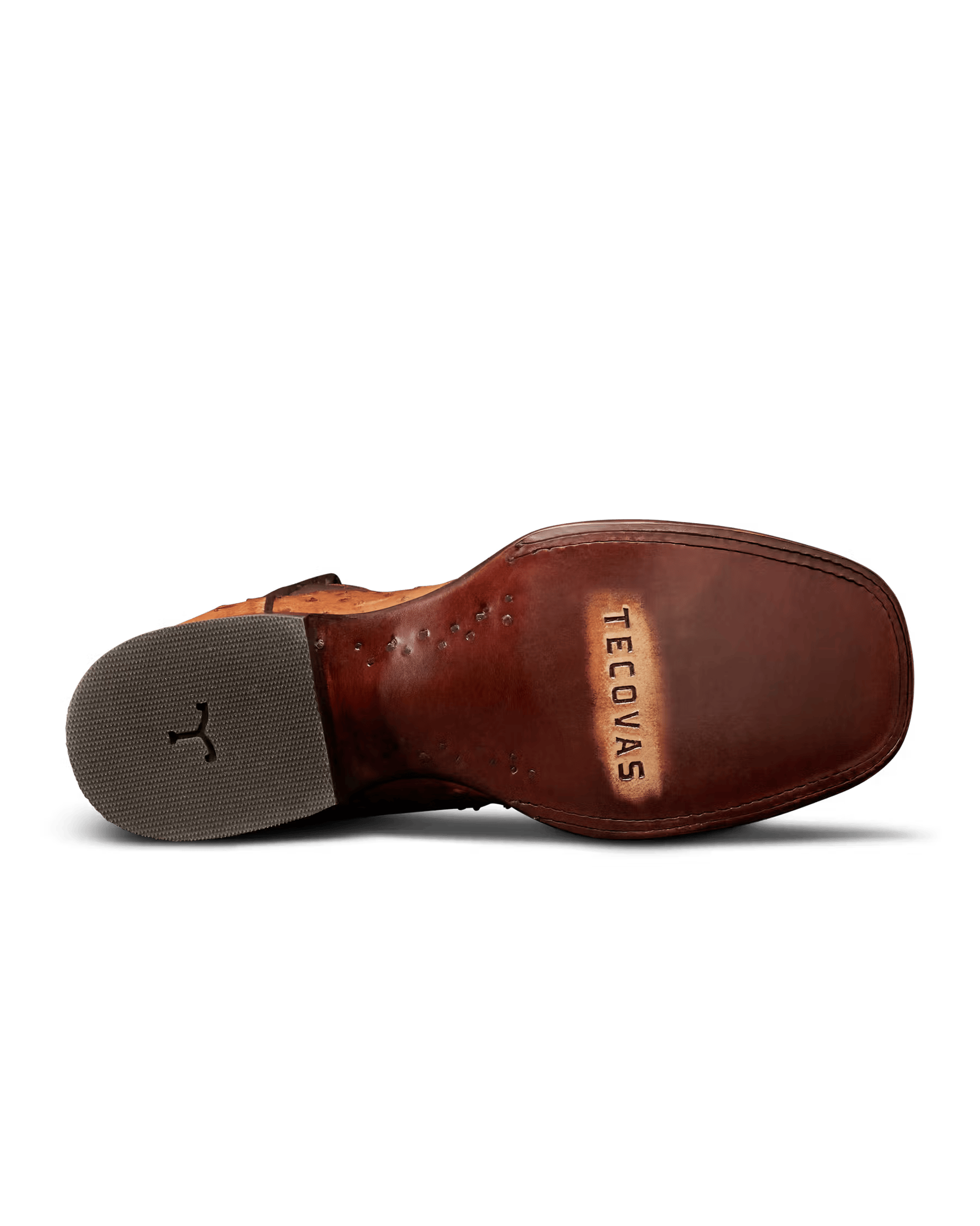 TECOVAS Boots Tecovas Men's The Emmitt Brown Ostrich Exotic Boots