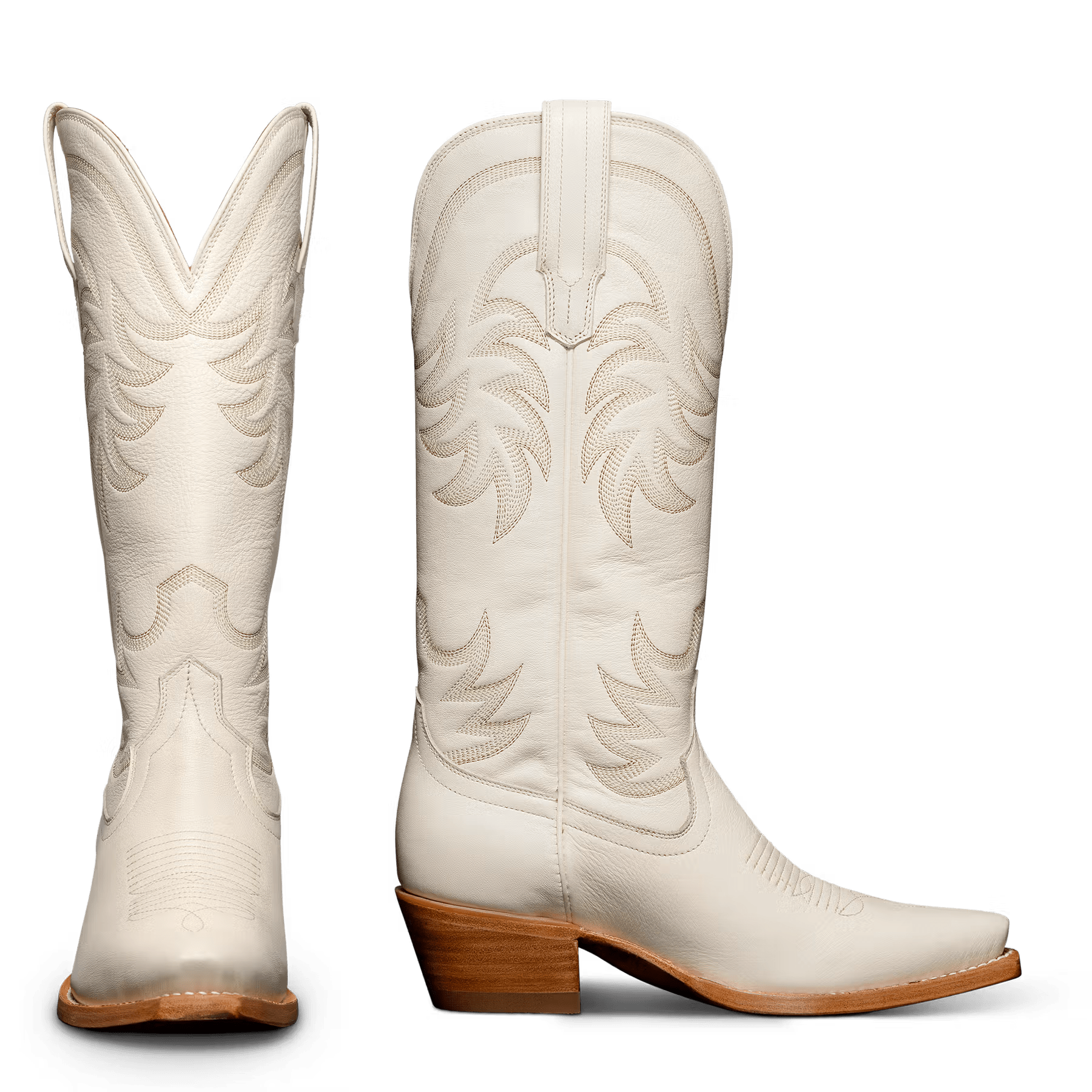 Tecovas Boots Tecovas Women's The Annie Bone Cowhide Cowgirl Boots